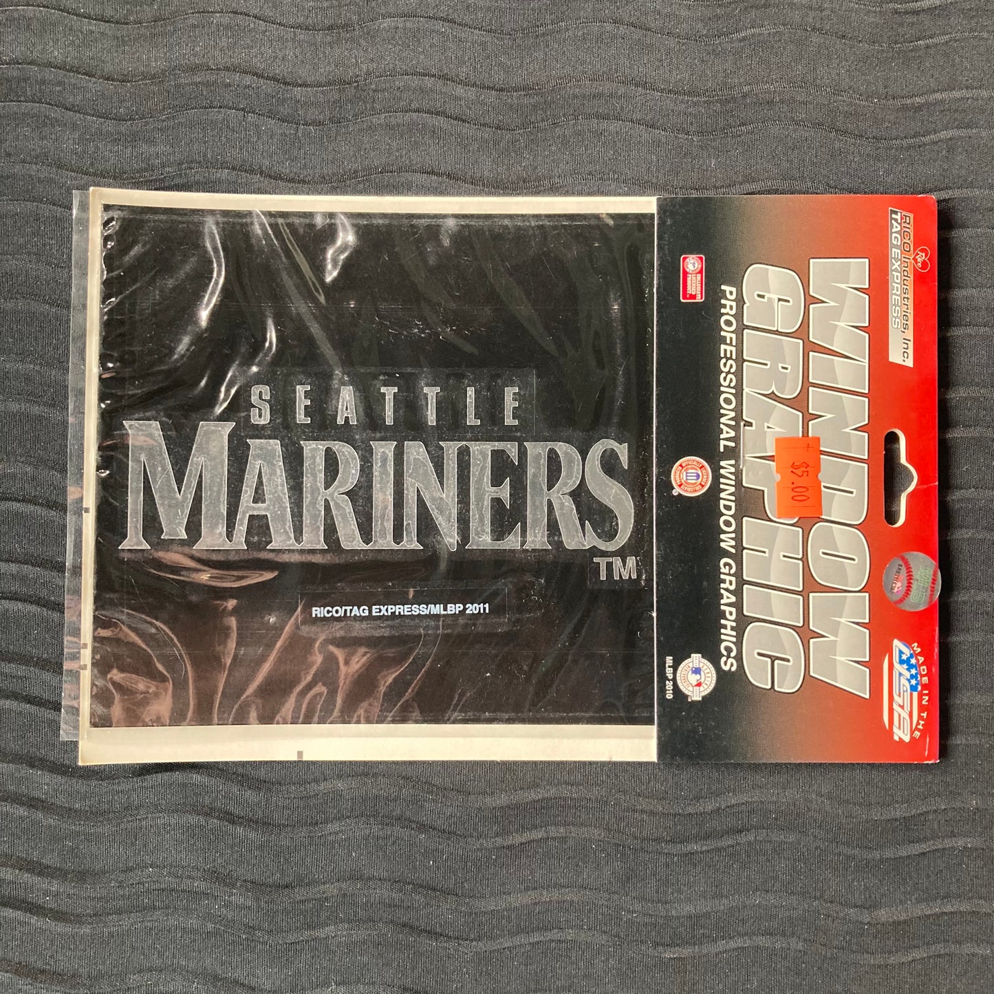Mariners Chrome Wordmark Decal