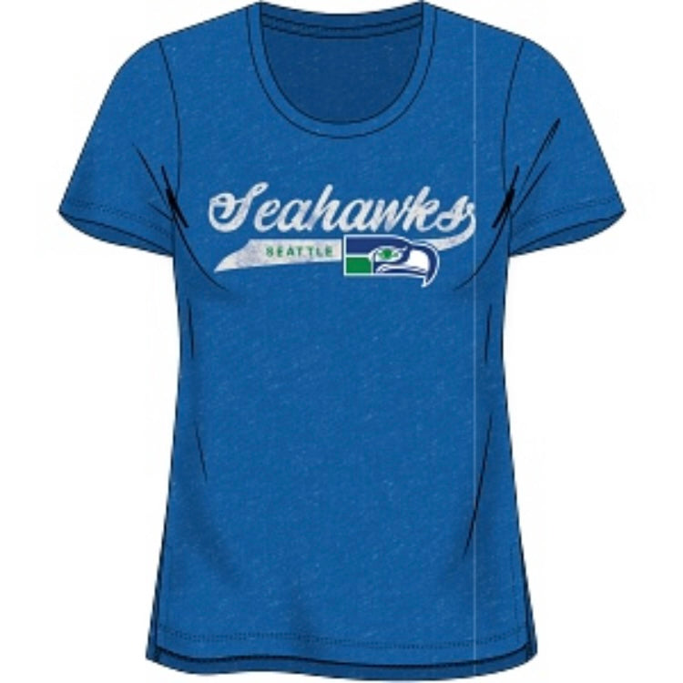 Women's Seahawks Retro TriBlend Historic Tee