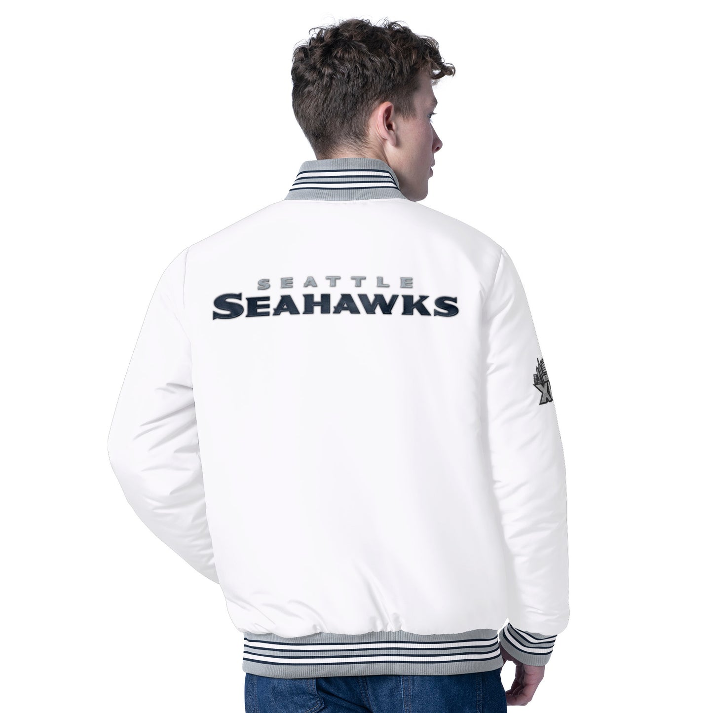 Seahawks Home and Away Reversible XLVIII Jacket
