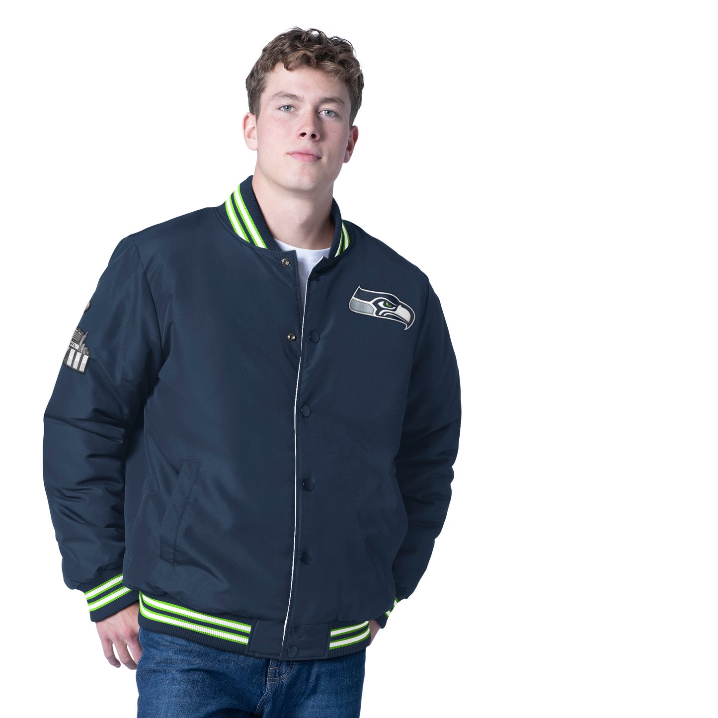 Seahawks Home and Away Reversible XLVIII Jacket
