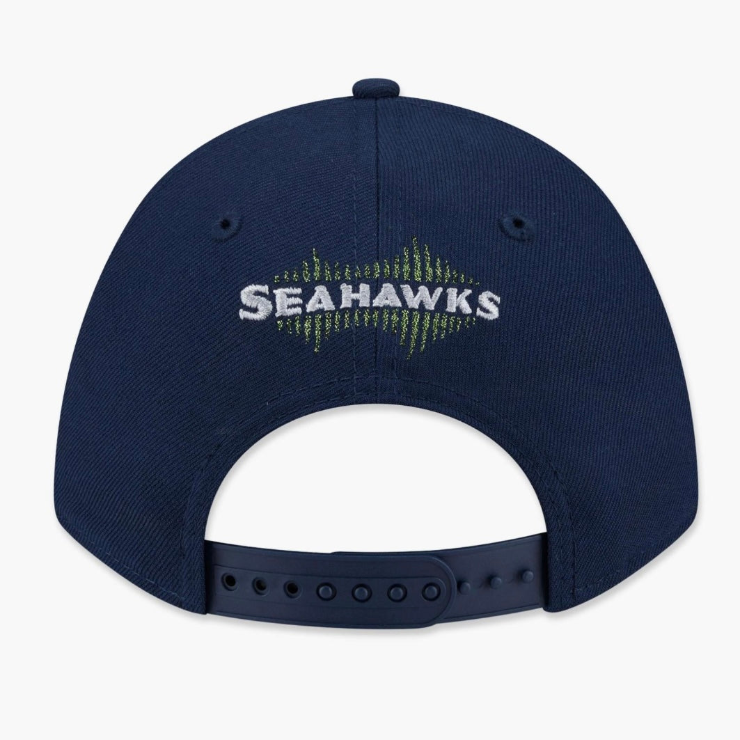 Seahawks 2025 Rivalries Sideline Navy Stretch-Snap Hat