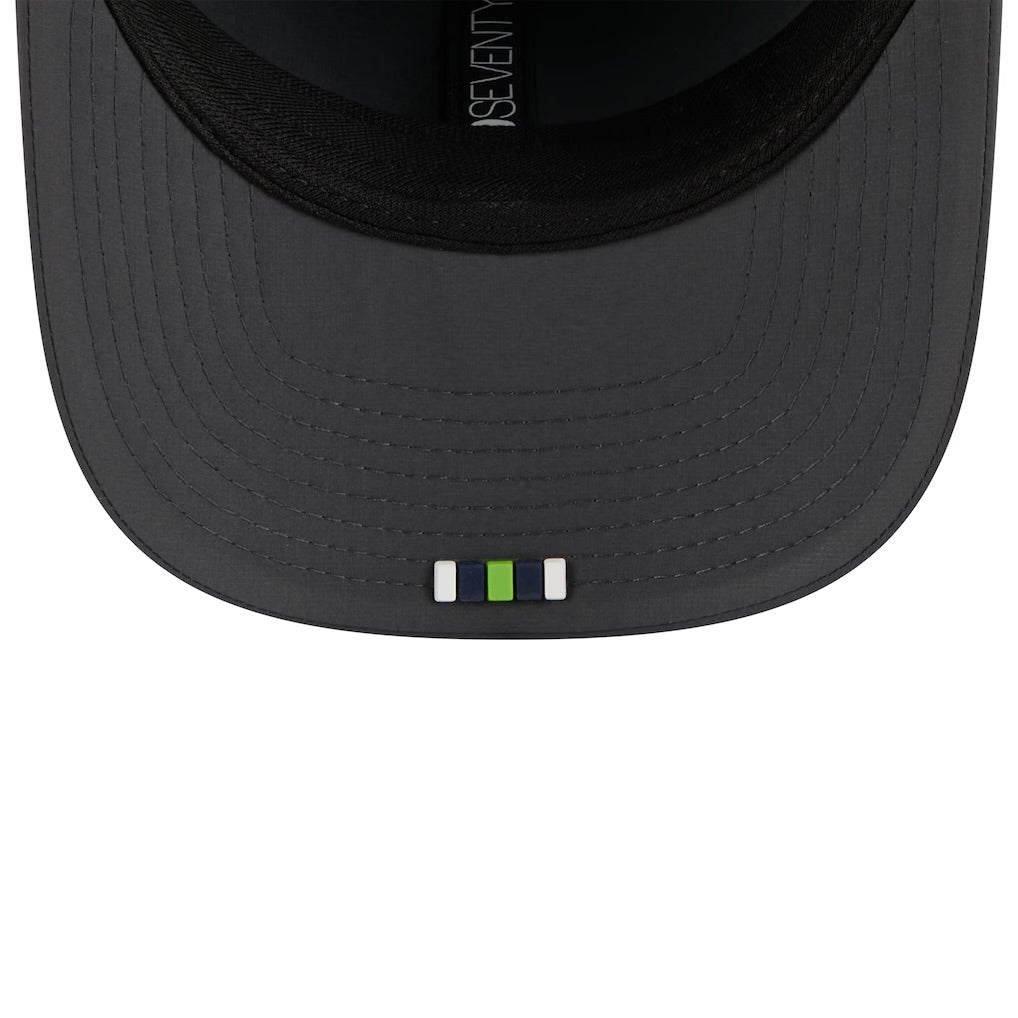 Seahawks 2025 Sideline Cold Weather Snapback Charcoal Hat