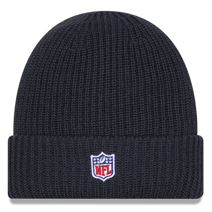 Seahawks Retro 2025 Official Sideline Dark Navy Cuffed Knit Beanie