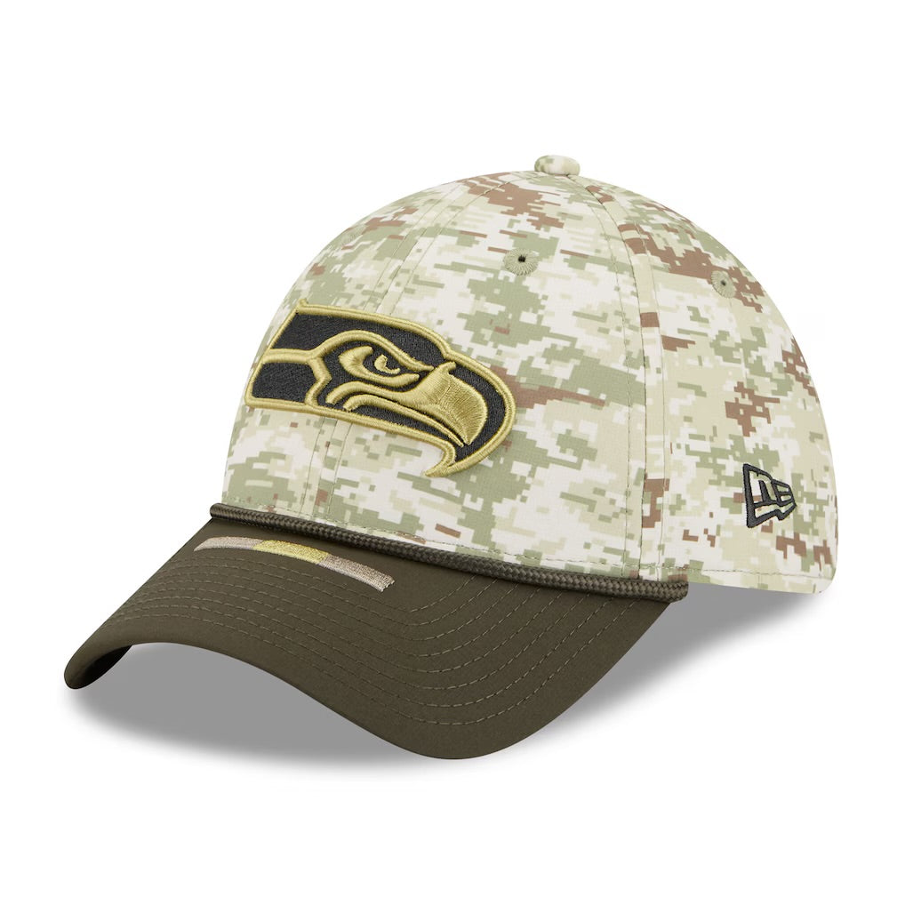 Seahawks 2025 Salute To Service Stretch-Fit Hat