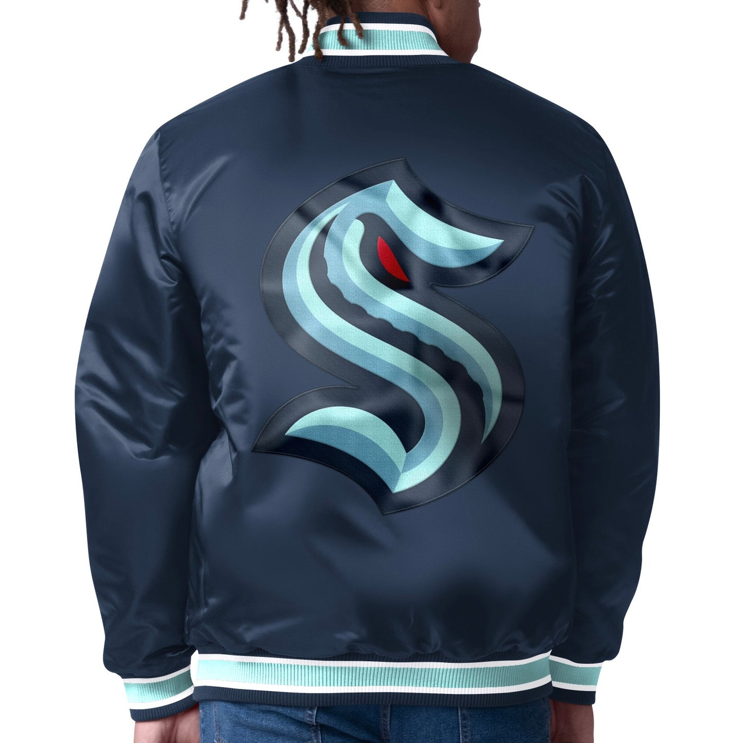 Kraken REVERSIBLE Deep Sea Navy / Ice Starter Jacket