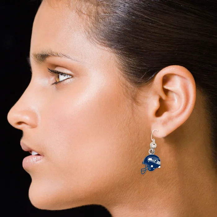 Seahawks Logo Dangle Earrings