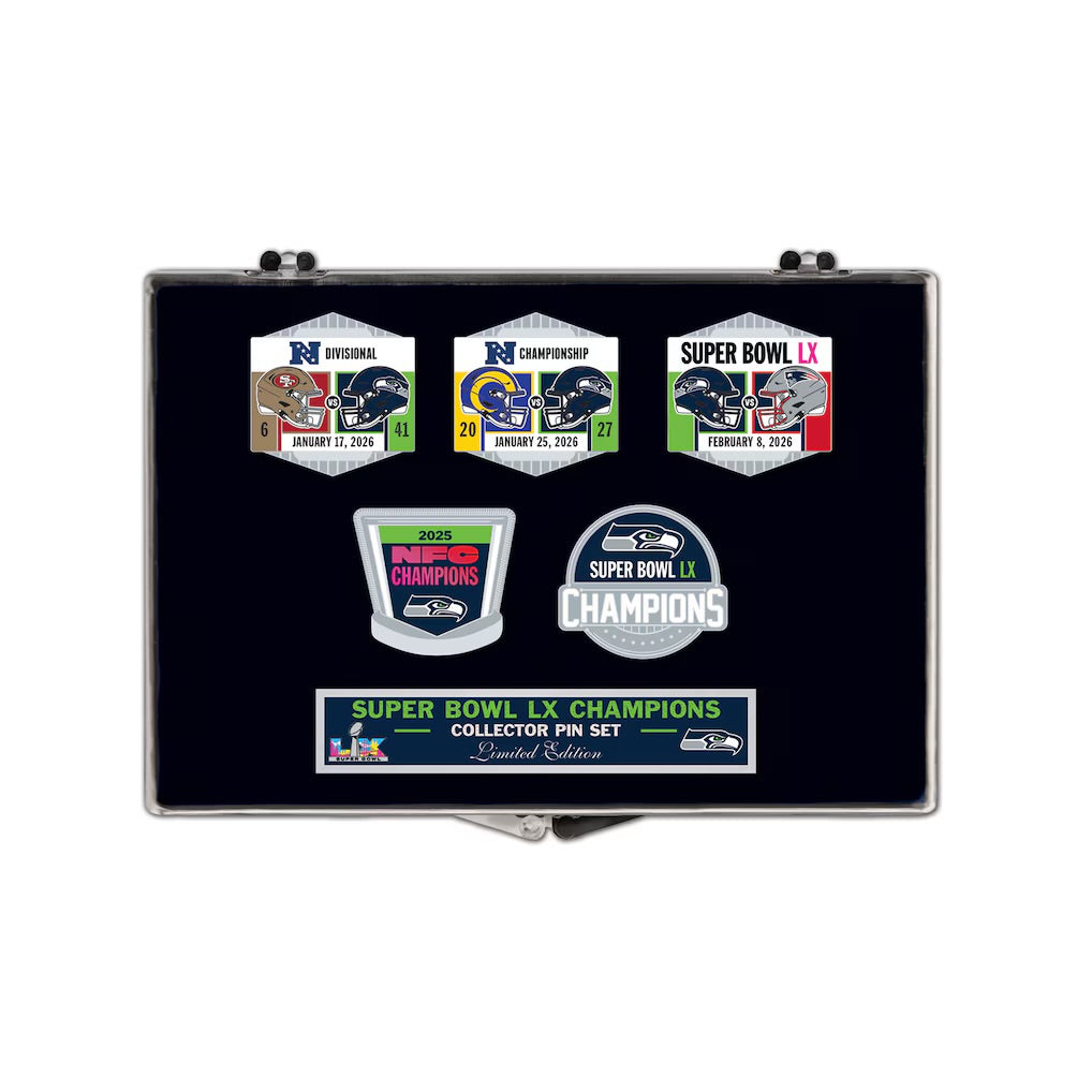 Seahawks Super Bowl LX Champions Limited Edition 5-Pin Set