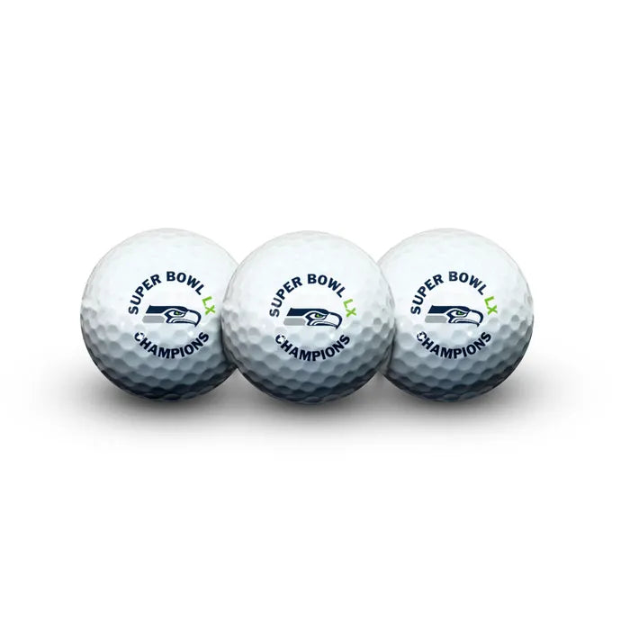 Seahawks Super Bowl LX Champions Golf Ball Set