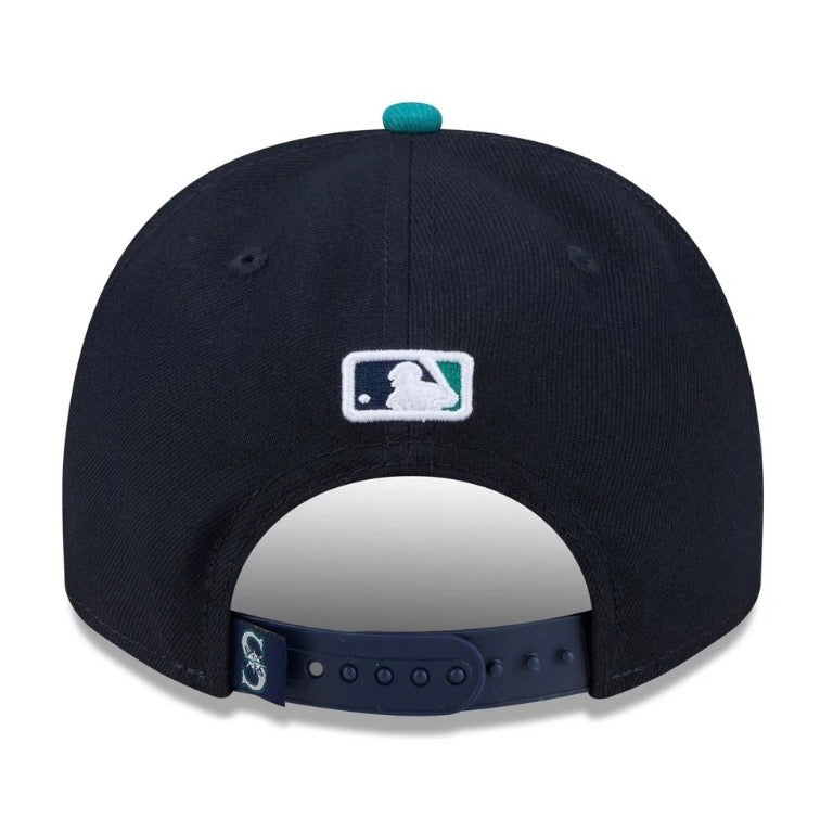 Mariners Logo In The Rain Navy A-Frame Hat