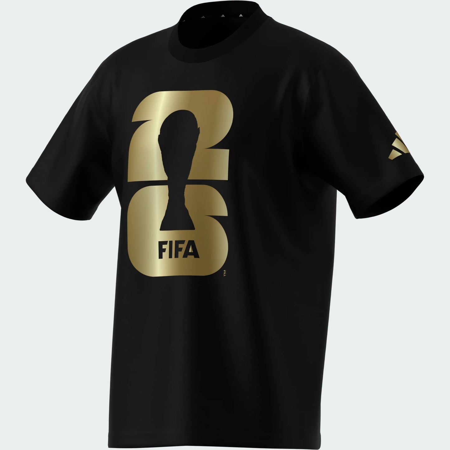 FIFA World Cup 2026 Gold Logo Black Tee
