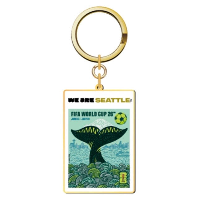 FIFA World Cup 2026 Seattle Poster Keychain