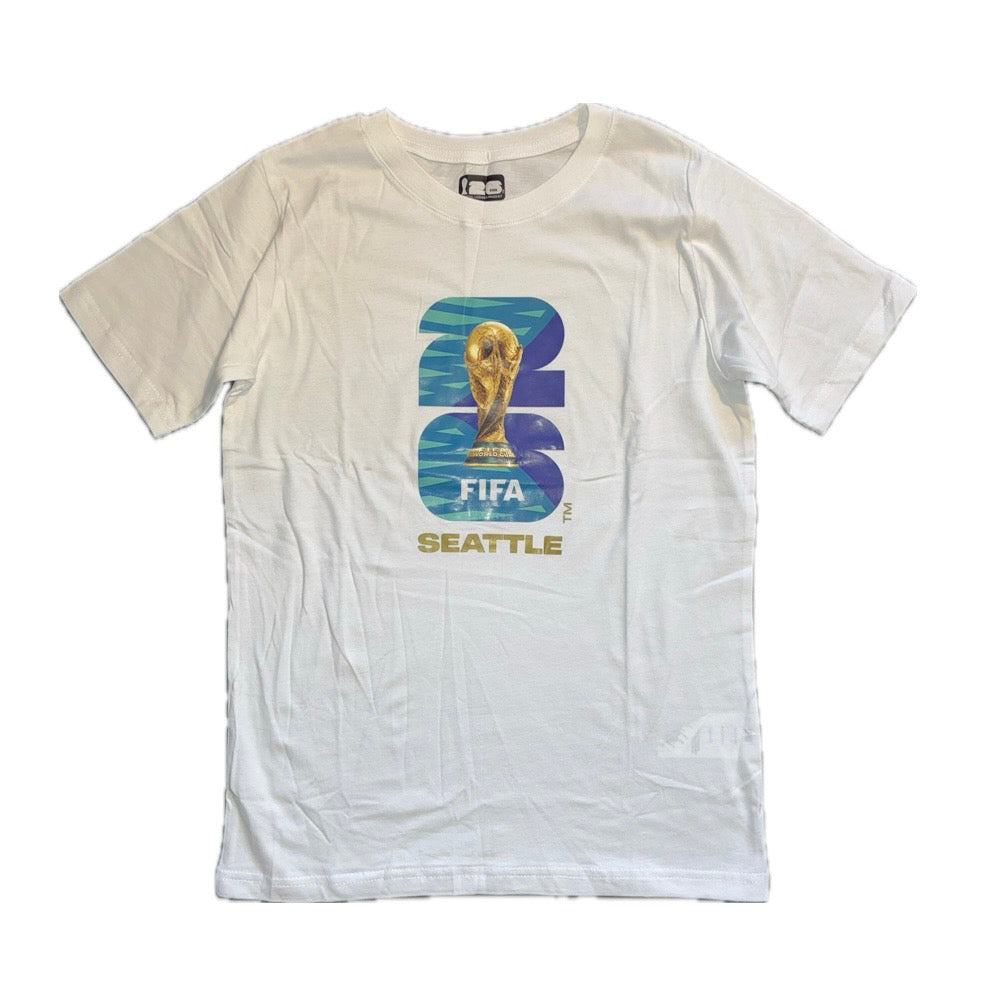 Youth FIFA World Cup 2026 Seattle White Tee