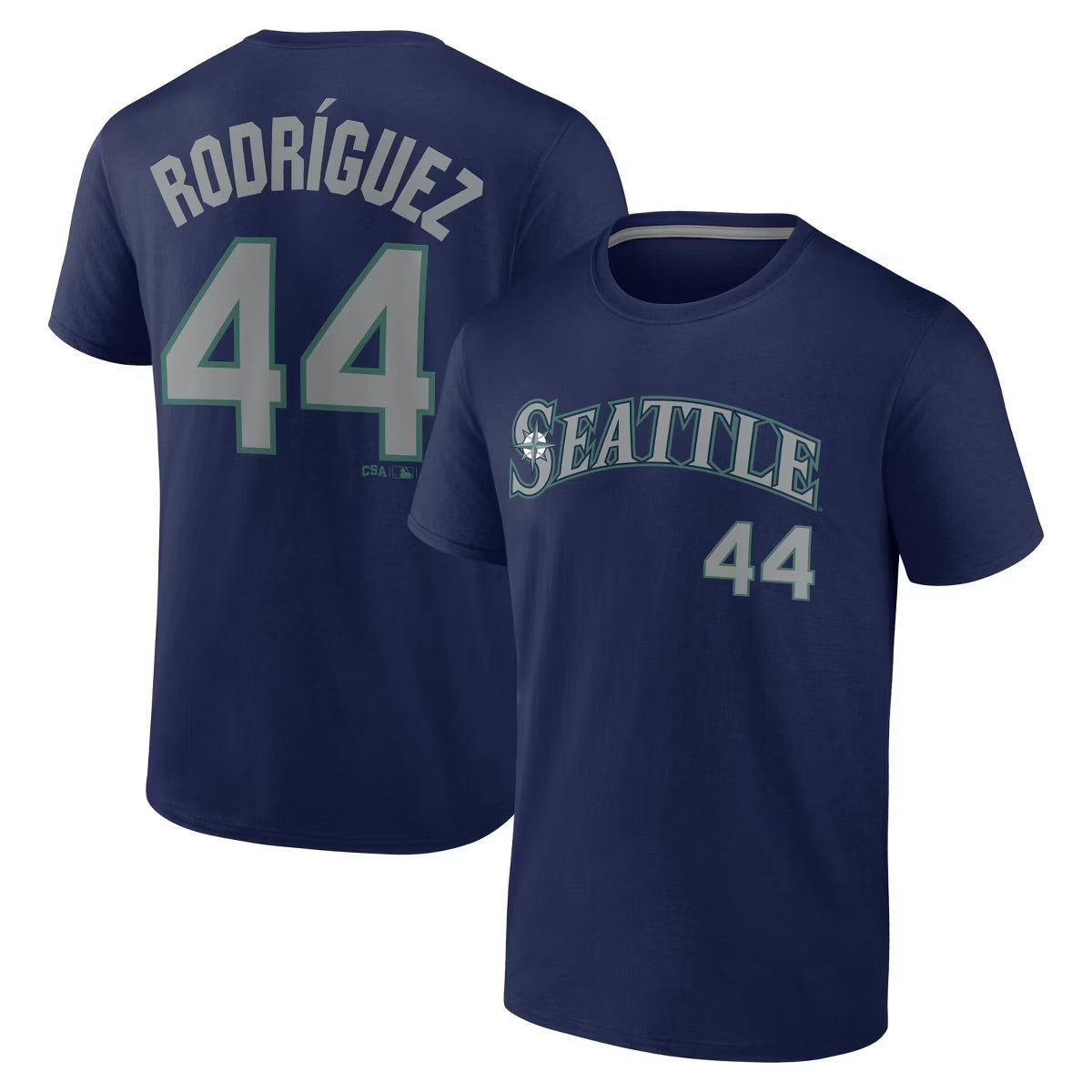 Youth Mariners Julio Rodriguez 44 Navy Player Tee