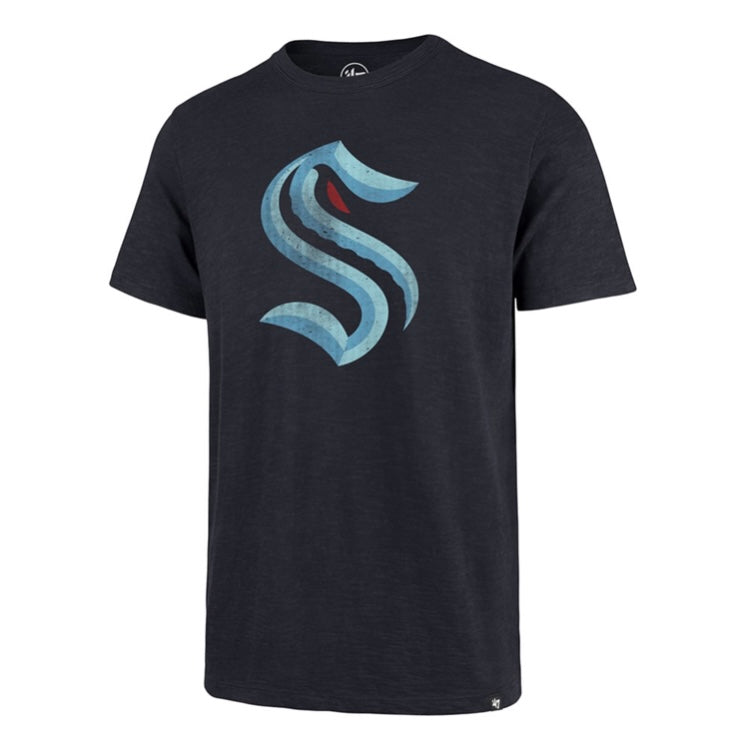 Kraken Navy Primary Logo Tee