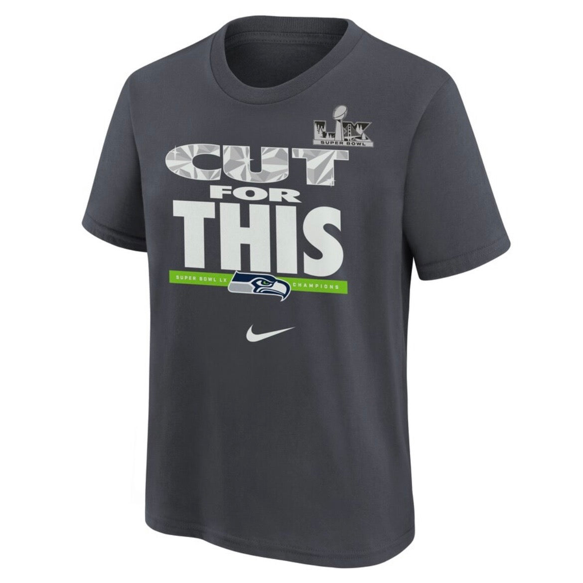 Youth Seahawks Super Bowl LX Champions Official Parade Tee
