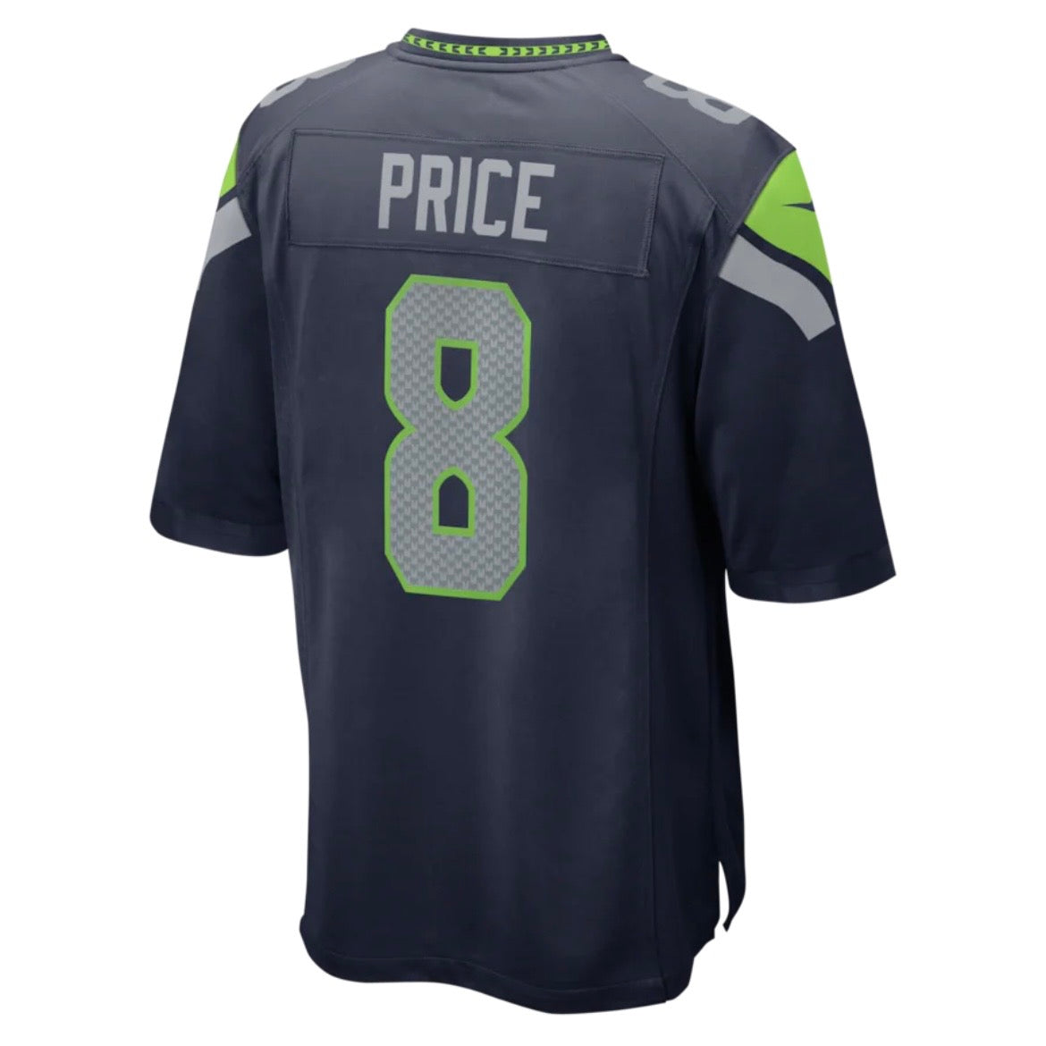 Seahawks “Price 8” Navy Game Jersey