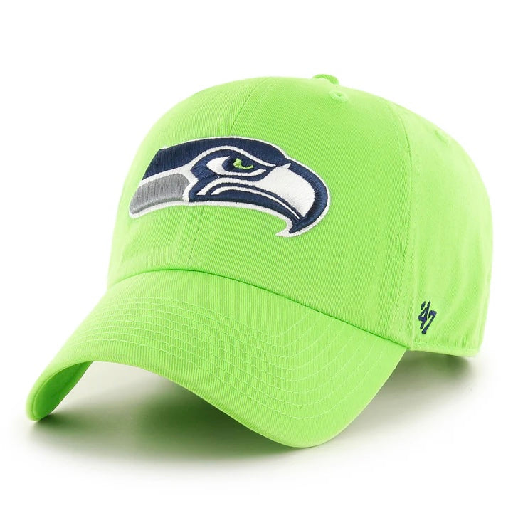Seahawks Lime Green Classic Adjustable Hat