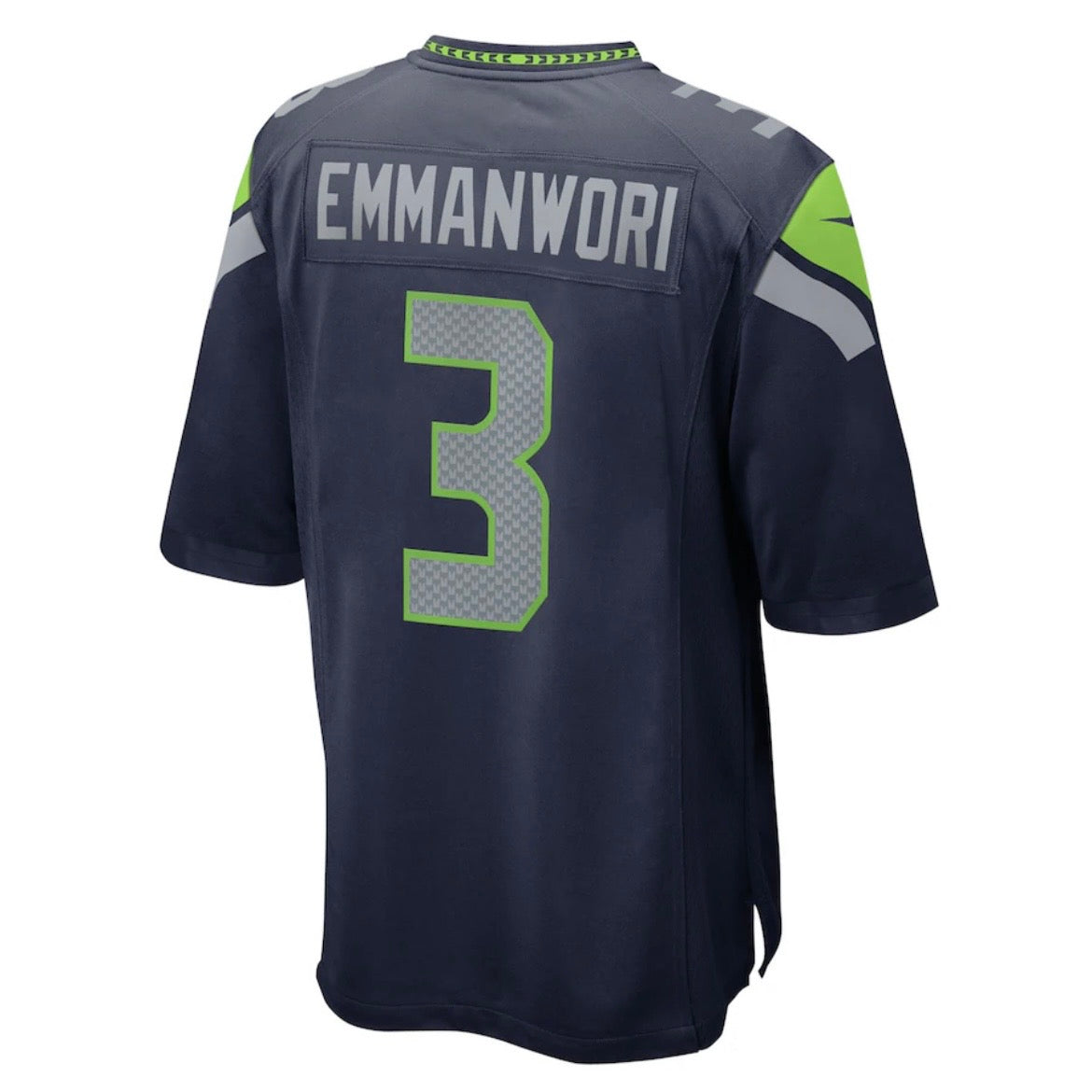 Seahawks “Emmanwori 3” Navy Game Jersey