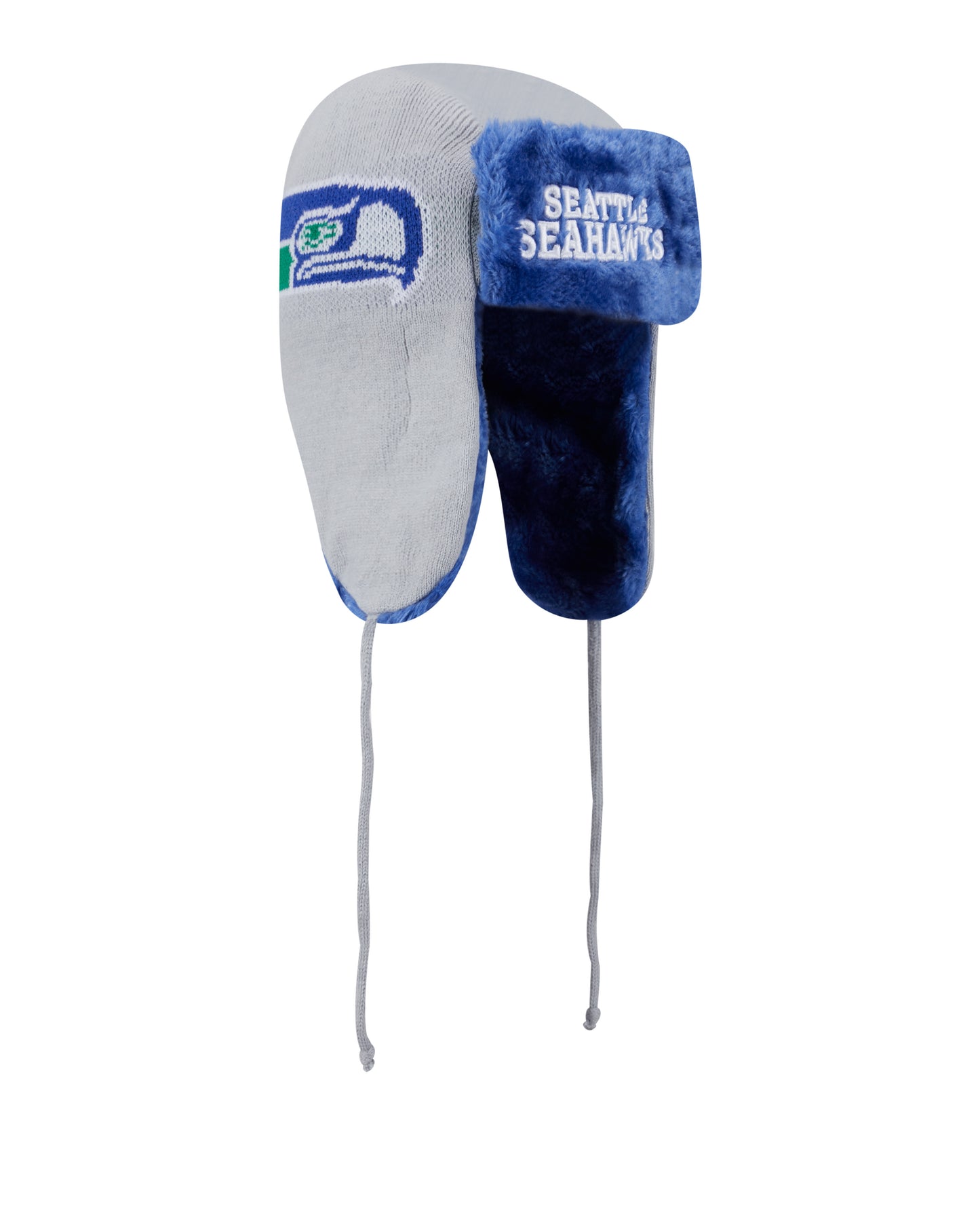Seahawks Retro Trapper Knit Beanie