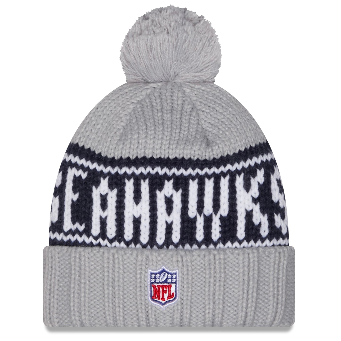 Women's Seahawks 2026 Official Rivalry Cuffed Knit Pom Beanie