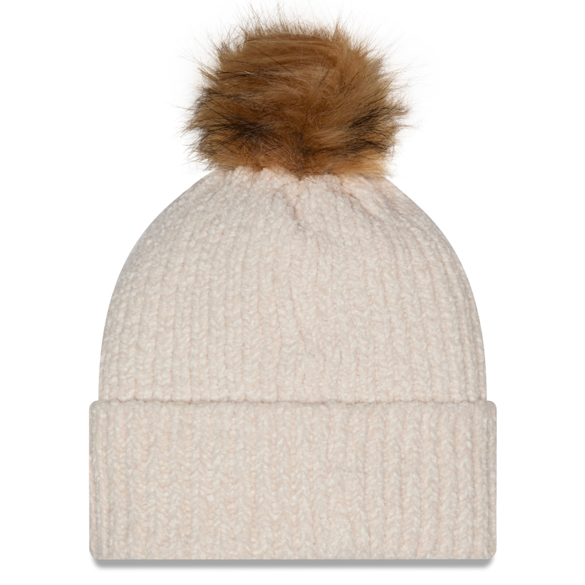 Women’s Seahawks Frosty White Cuffed Knit Pom Beanie