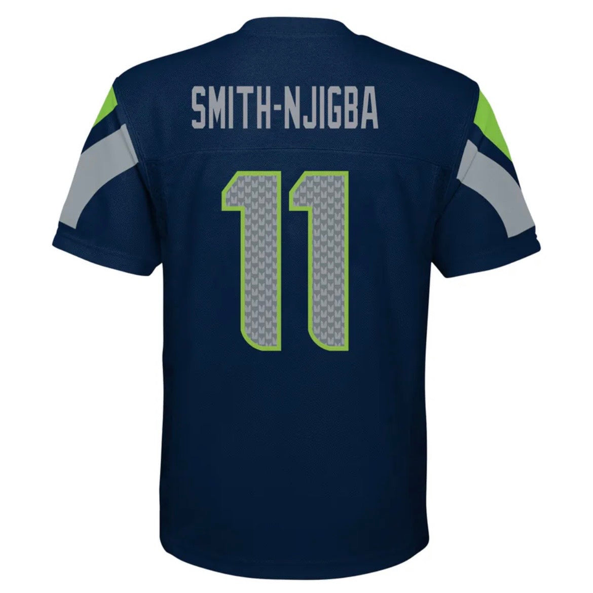 Youth Seahawks “Smith-Njigba 11” Navy Game Jersey