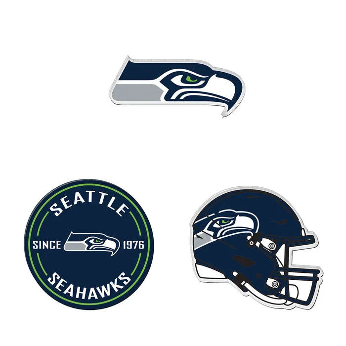 Seahawks Acrylic Magnet 3-Pack