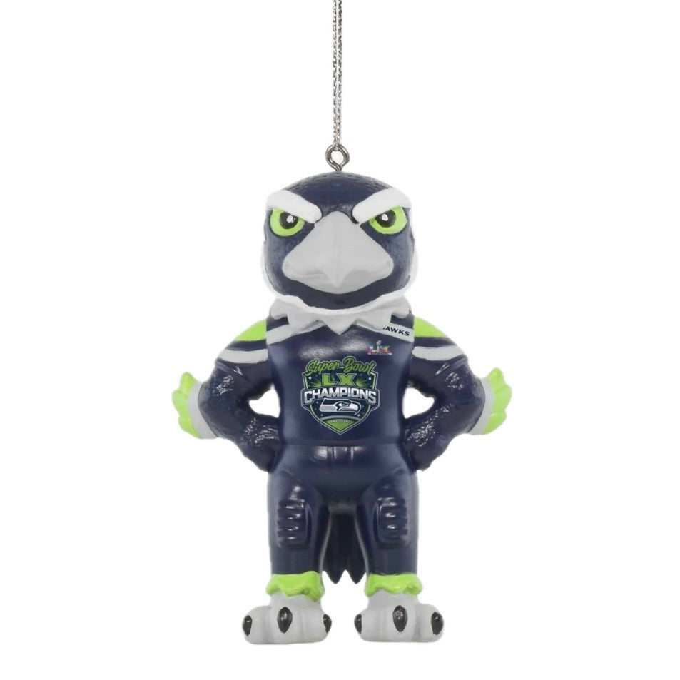 Seahawks Super Bowl LX “Blitz” Ornament
