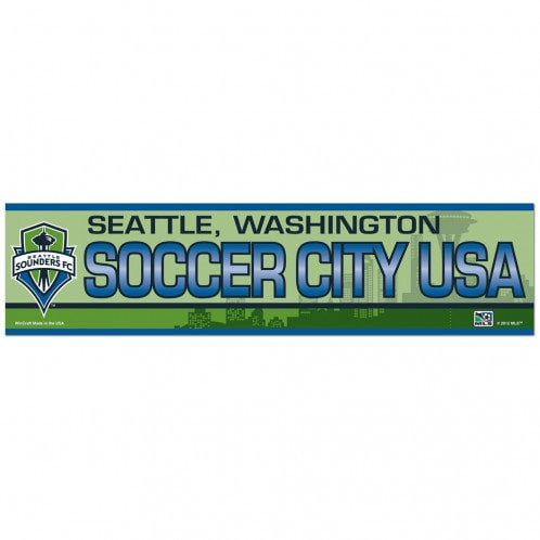 Sounders City Bumper Sticker (Old Logo)