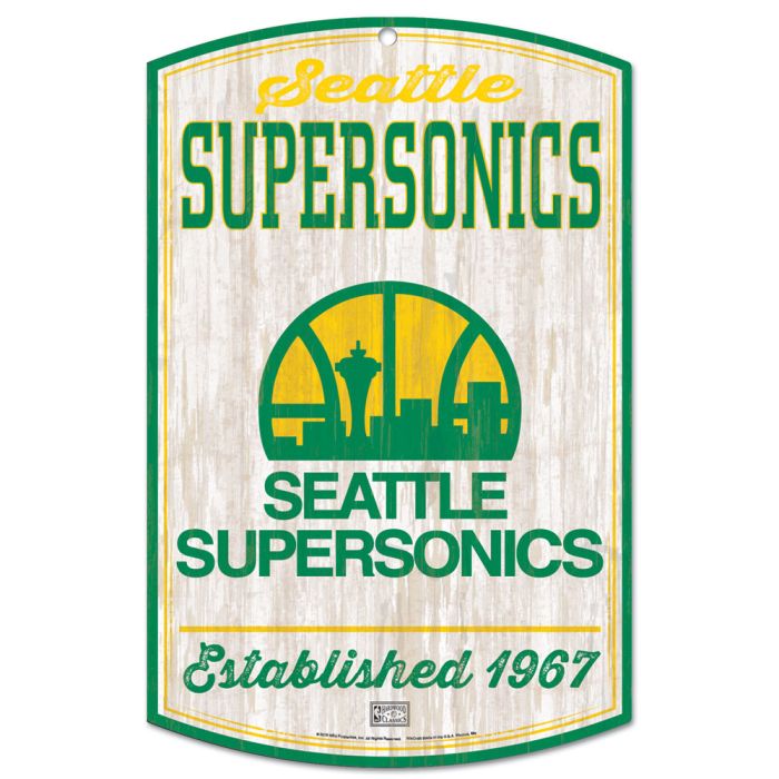 Sonics Premium Wood Sign