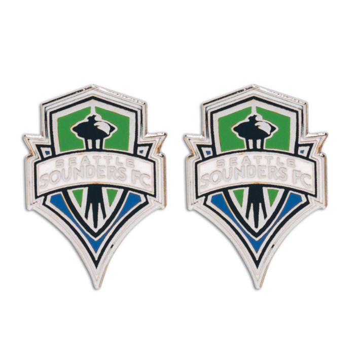 Sounders Logo Stud Earrings (Old Logo)