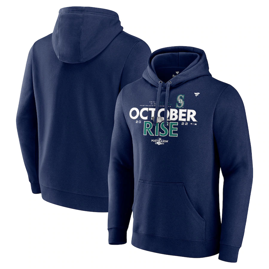 Seattle Mariners 2022 Postseason October Rise Official Locker Room Hoodie