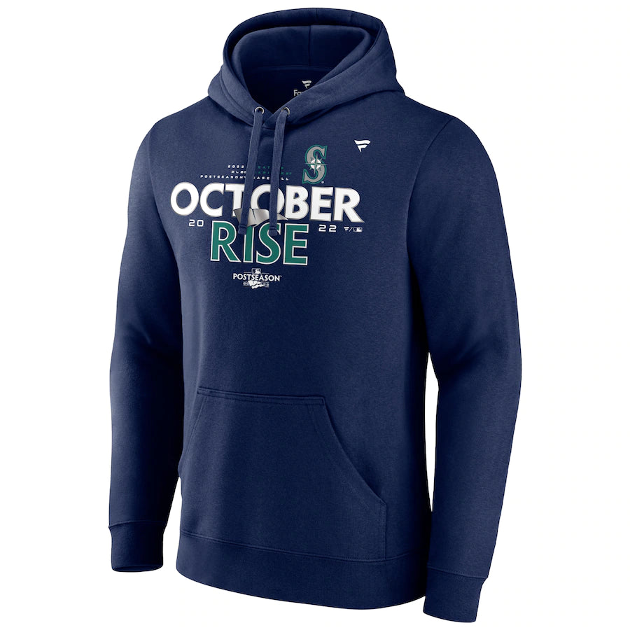 Seattle Mariners 2022 Postseason October Rise Official Locker Room Hoodie
