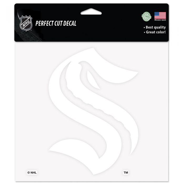 Kraken Perfect Cut White 8x8 Decal