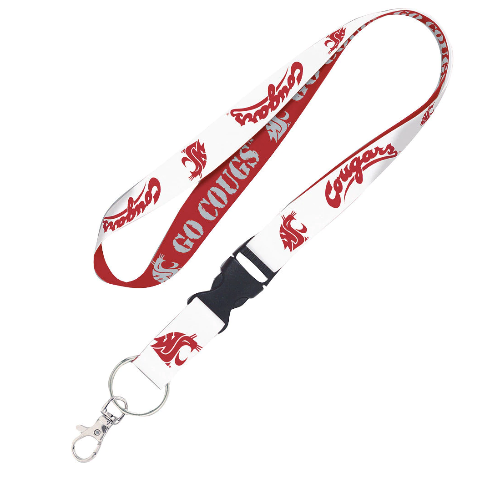 WSU Cougars 2-Tone Buckle Lanyard