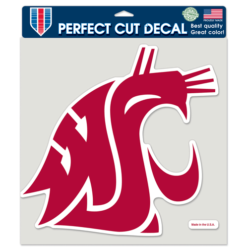 WSU Cougars Perfect Cut Color 8x8 Decal