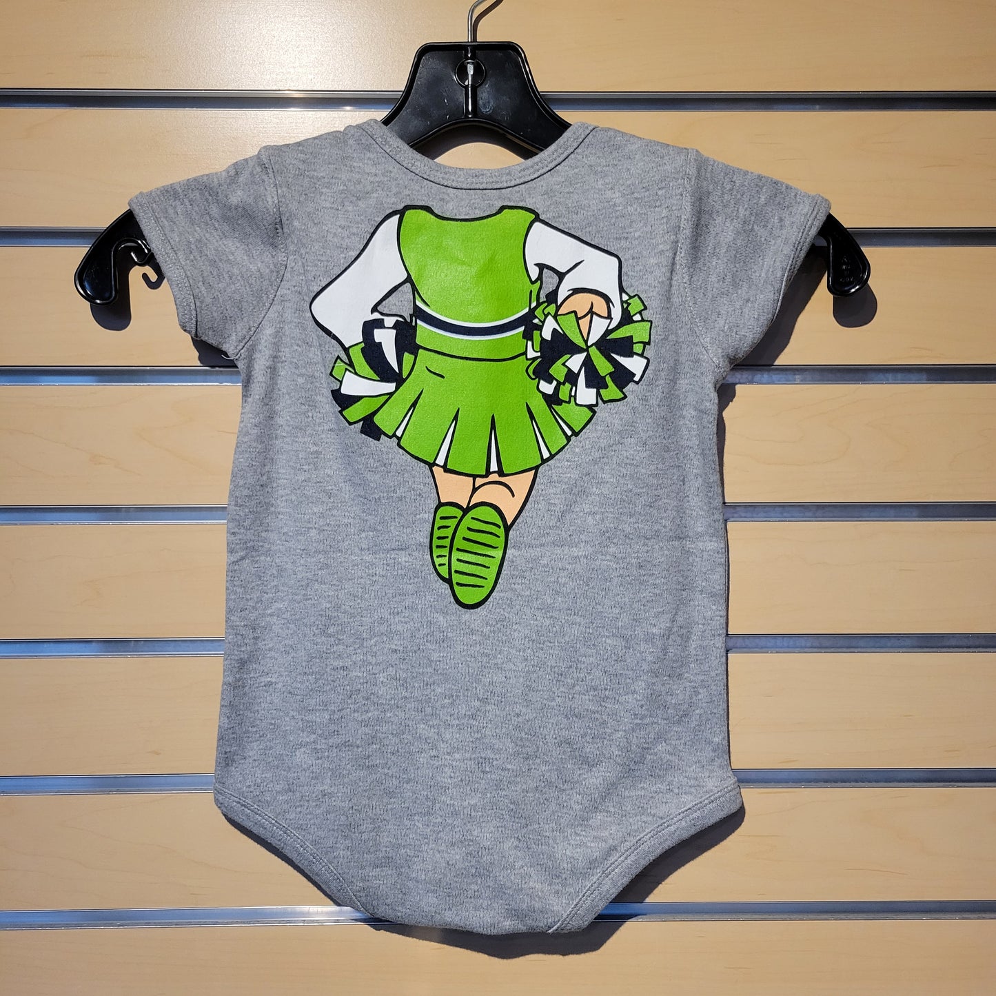Infant Seahawks Grey Cheer Dreams Onesie