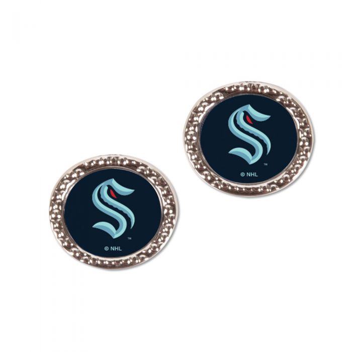 Kraken Logo Stud Earrings