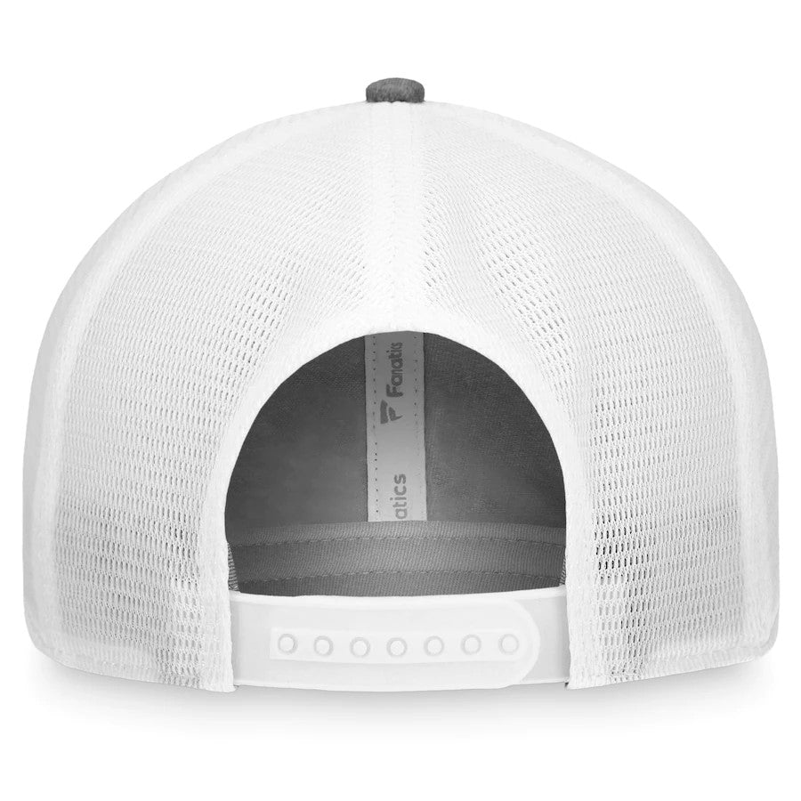 Kraken Grey/White Mesh Trucker Snapback Hat