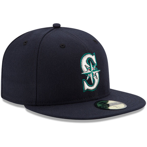 Mariners On-Field Navy Authentic Fitted Hat