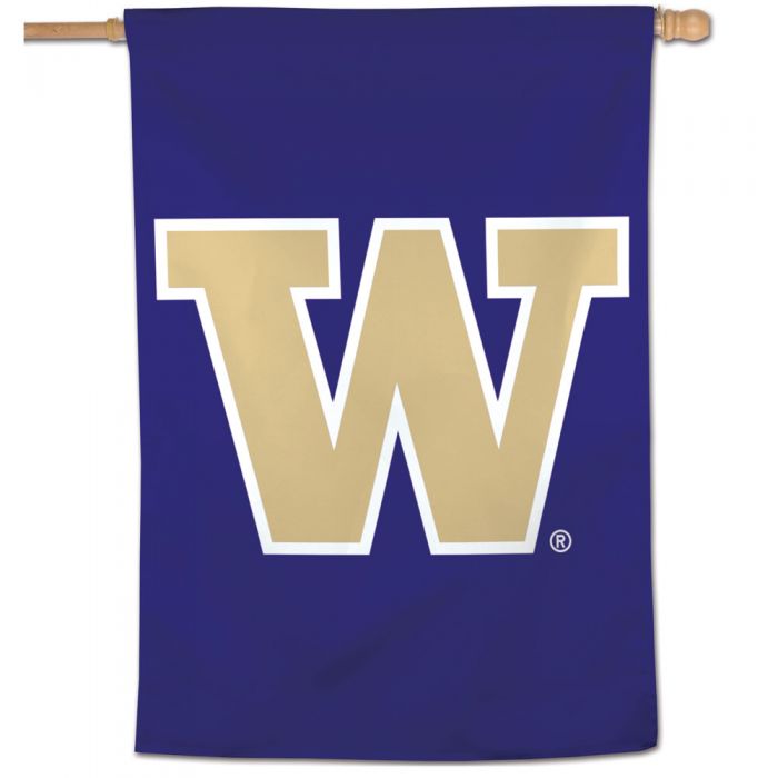 UW Huskies Vertical Flag