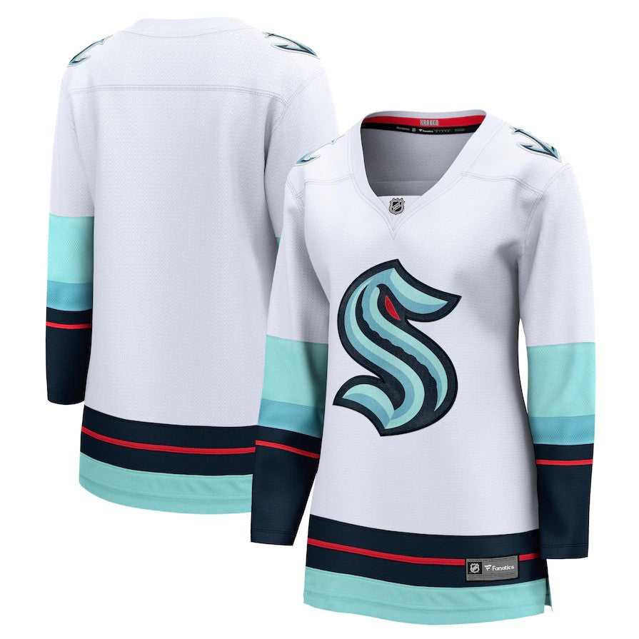 Women's Kraken White Away Breakaway Jersey