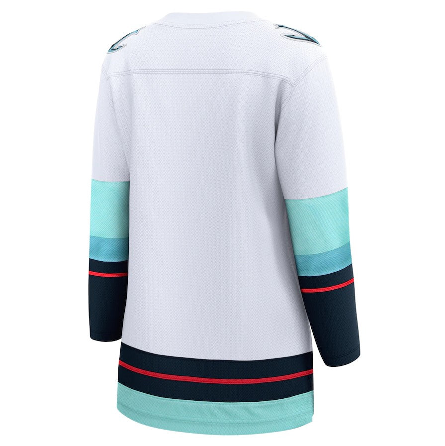 Women's Kraken White Away Breakaway Jersey