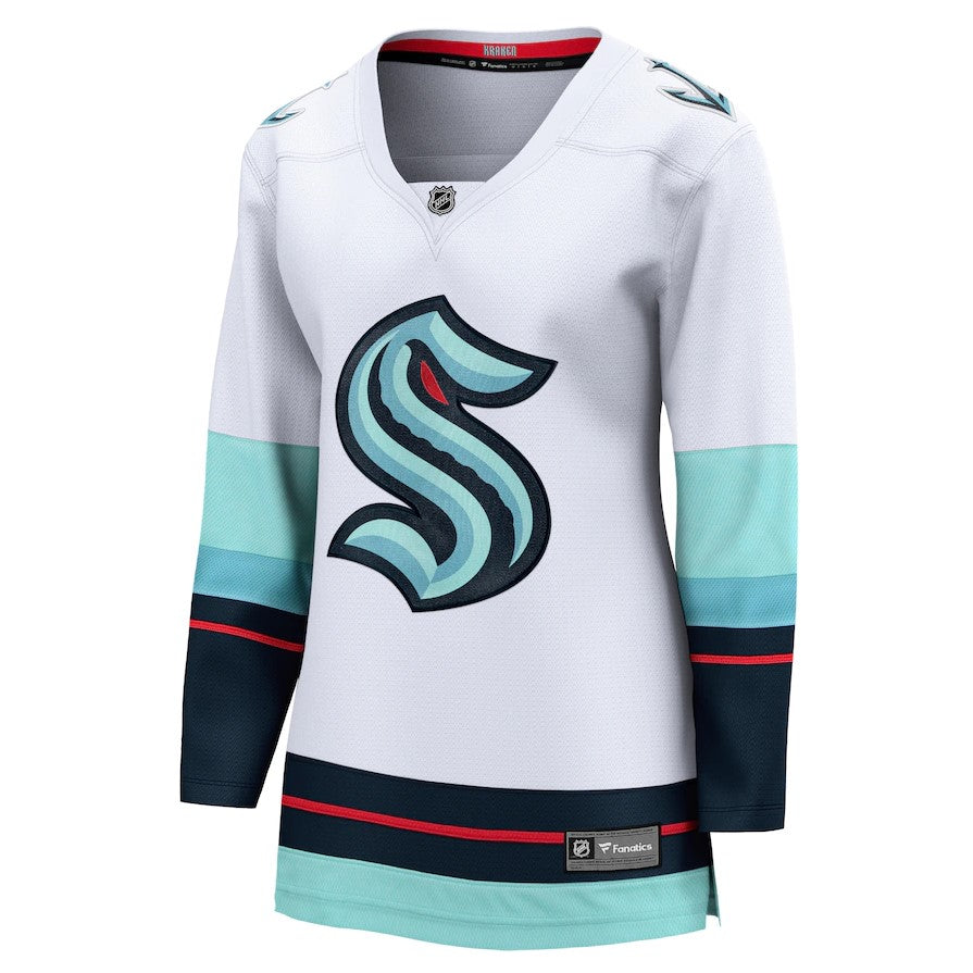 Women's Kraken White Away Breakaway Jersey