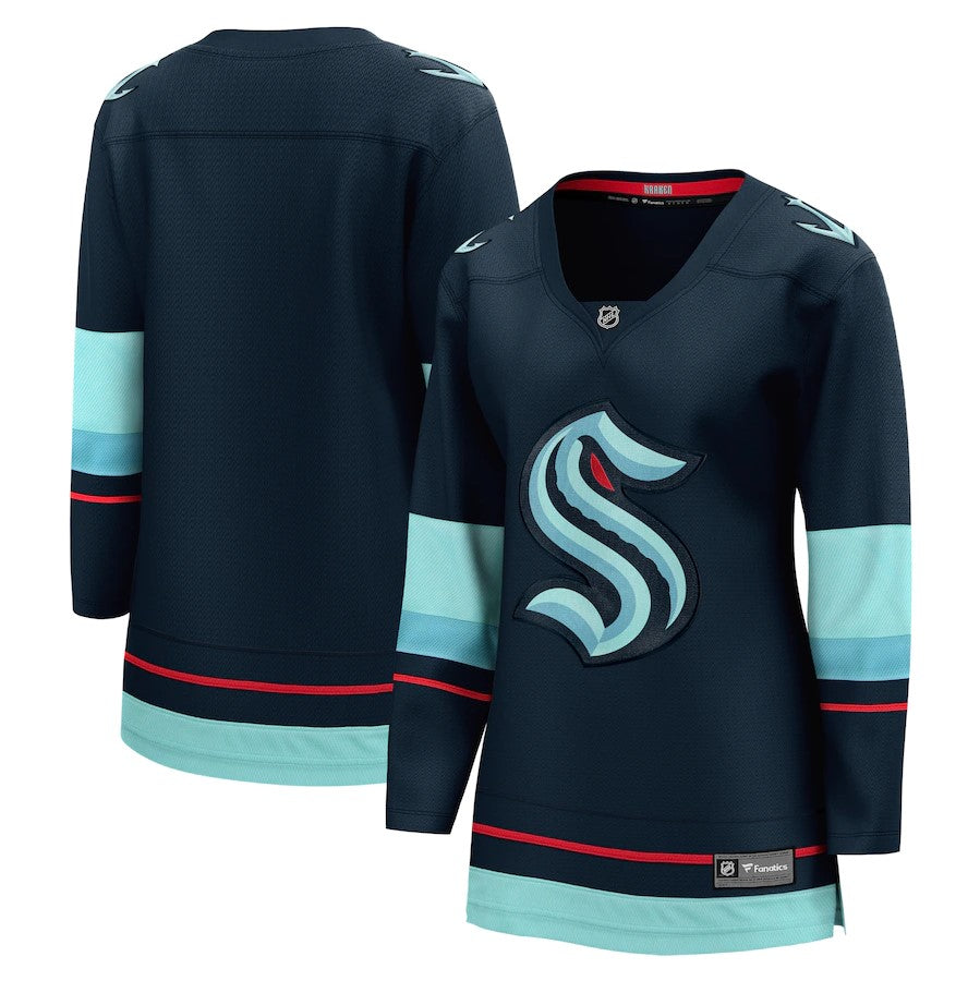 Women's Kraken Navy Home Breakaway Jersey