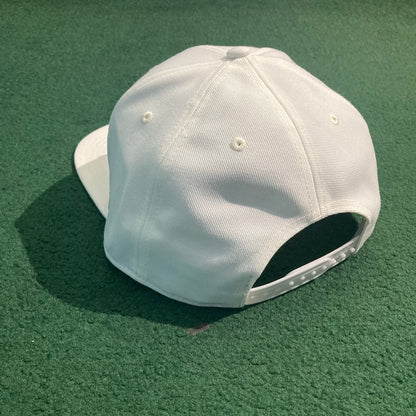 Kraken White Structured Snapback Hat