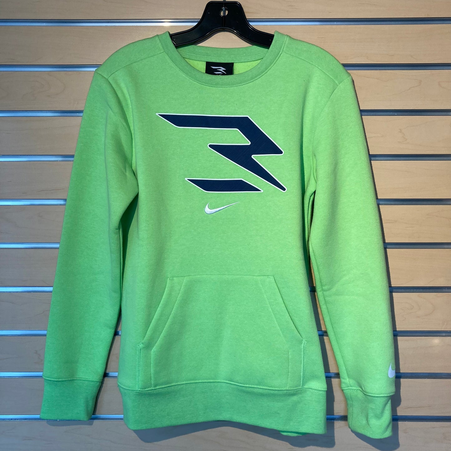 Youth Russell Wilson 3Brand Green Icons Crewneck