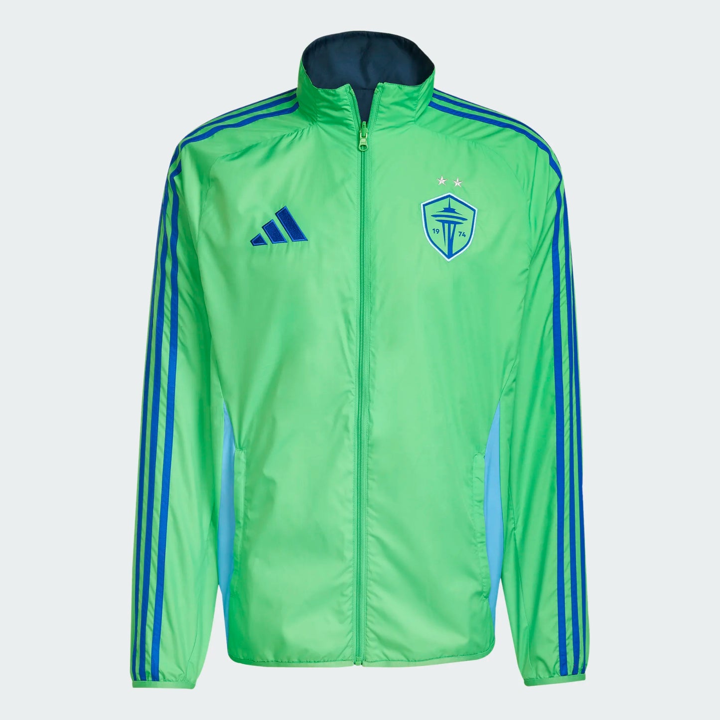 Sounders FC 2025 Anthem Reversible Full-Zip Jacket Rave-Green/Blue