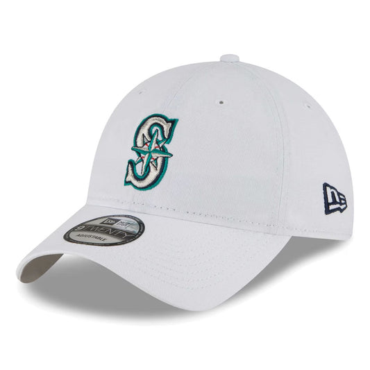 Mariners White Classic Adjustable Hat