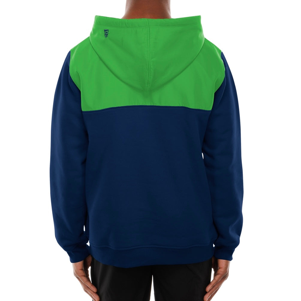 Seahawks DryTek Wordmark 1/4 Zip Hooded Sweatshirt
